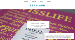 Desktop Screenshot of festland.ch