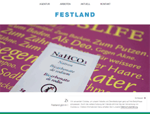 Tablet Screenshot of festland.ch